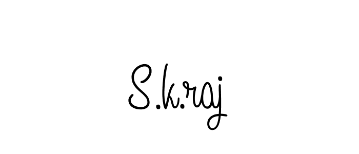 Check out images of Autograph of S.k.raj name. Actor S.k.raj Signature Style. Angelique-Rose-font-FFP is a professional sign style online. S.k.raj signature style 5 images and pictures png