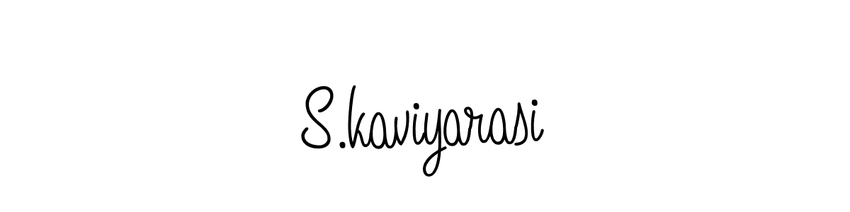 S.kaviyarasi stylish signature style. Best Handwritten Sign (Angelique-Rose-font-FFP) for my name. Handwritten Signature Collection Ideas for my name S.kaviyarasi. S.kaviyarasi signature style 5 images and pictures png