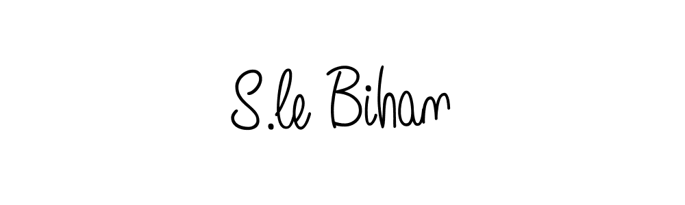 This is the best signature style for the S.le Bihan name. Also you like these signature font (Angelique-Rose-font-FFP). Mix name signature. S.le Bihan signature style 5 images and pictures png