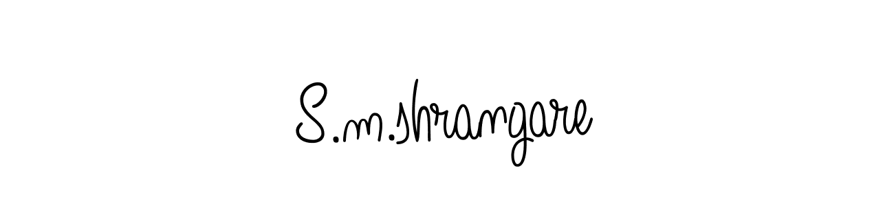 Similarly Angelique-Rose-font-FFP is the best handwritten signature design. Signature creator online .You can use it as an online autograph creator for name S.m.shrangare. S.m.shrangare signature style 5 images and pictures png