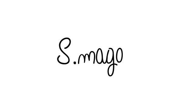 Make a beautiful signature design for name S.mago. Use this online signature maker to create a handwritten signature for free. S.mago signature style 5 images and pictures png