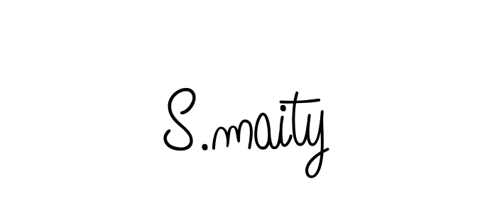 Similarly Angelique-Rose-font-FFP is the best handwritten signature design. Signature creator online .You can use it as an online autograph creator for name S.maity. S.maity signature style 5 images and pictures png