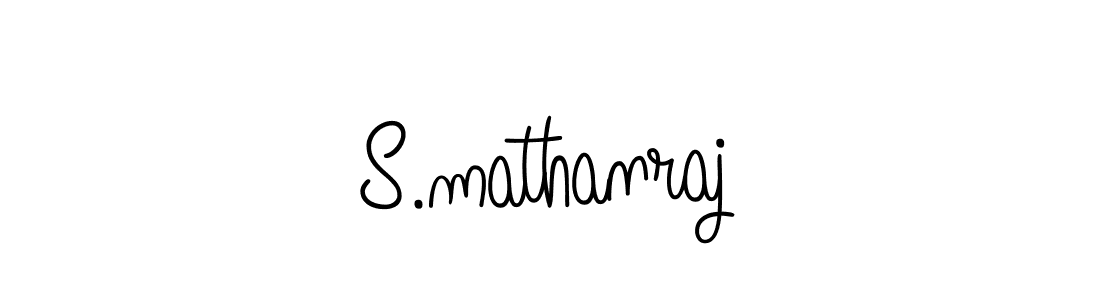 Make a beautiful signature design for name S.mathanraj. Use this online signature maker to create a handwritten signature for free. S.mathanraj signature style 5 images and pictures png