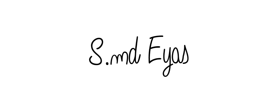 It looks lik you need a new signature style for name S.md Eyas. Design unique handwritten (Angelique-Rose-font-FFP) signature with our free signature maker in just a few clicks. S.md Eyas signature style 5 images and pictures png