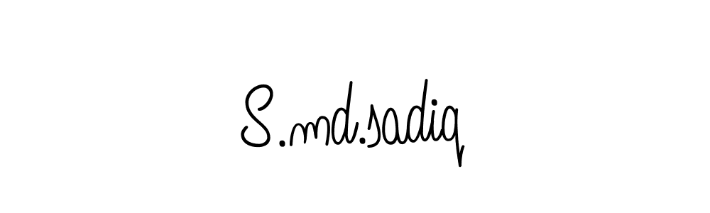 Similarly Angelique-Rose-font-FFP is the best handwritten signature design. Signature creator online .You can use it as an online autograph creator for name S.md.sadiq. S.md.sadiq signature style 5 images and pictures png