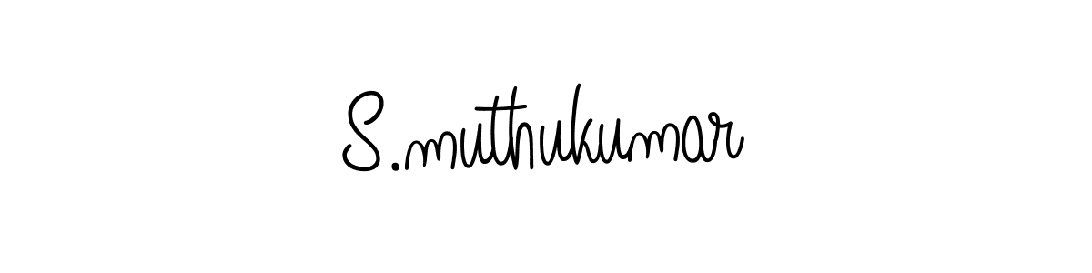 Make a beautiful signature design for name S.muthukumar. With this signature (Angelique-Rose-font-FFP) style, you can create a handwritten signature for free. S.muthukumar signature style 5 images and pictures png