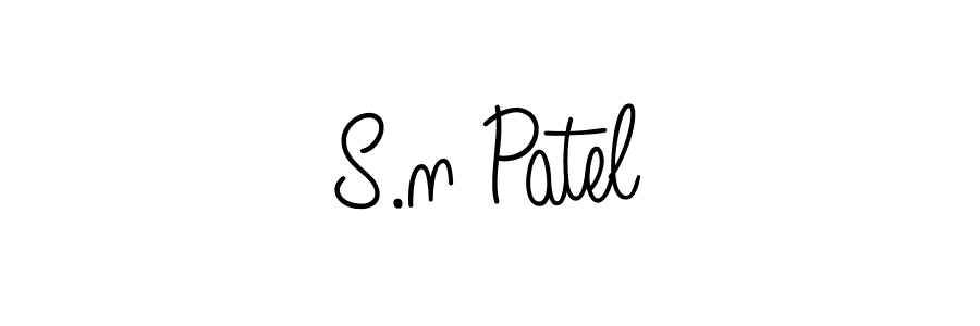 This is the best signature style for the S.n Patel name. Also you like these signature font (Angelique-Rose-font-FFP). Mix name signature. S.n Patel signature style 5 images and pictures png