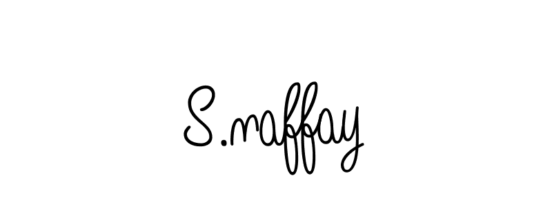 How to Draw S.naffay signature style? Angelique-Rose-font-FFP is a latest design signature styles for name S.naffay. S.naffay signature style 5 images and pictures png