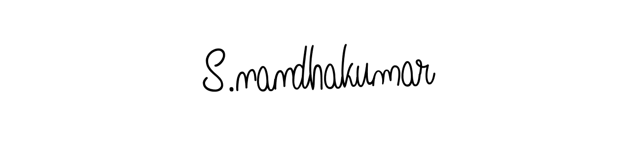 Make a beautiful signature design for name S.nandhakumar. Use this online signature maker to create a handwritten signature for free. S.nandhakumar signature style 5 images and pictures png