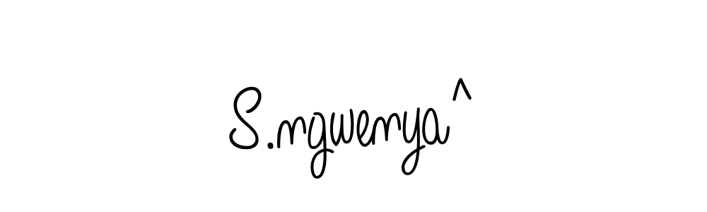 Design your own signature with our free online signature maker. With this signature software, you can create a handwritten (Angelique-Rose-font-FFP) signature for name S.ngwenya^. S.ngwenya^ signature style 5 images and pictures png