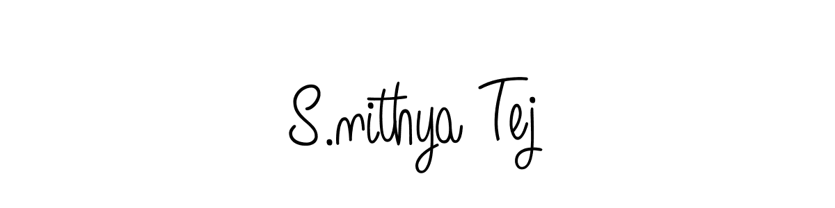 This is the best signature style for the S.nithya Tej name. Also you like these signature font (Angelique-Rose-font-FFP). Mix name signature. S.nithya Tej signature style 5 images and pictures png