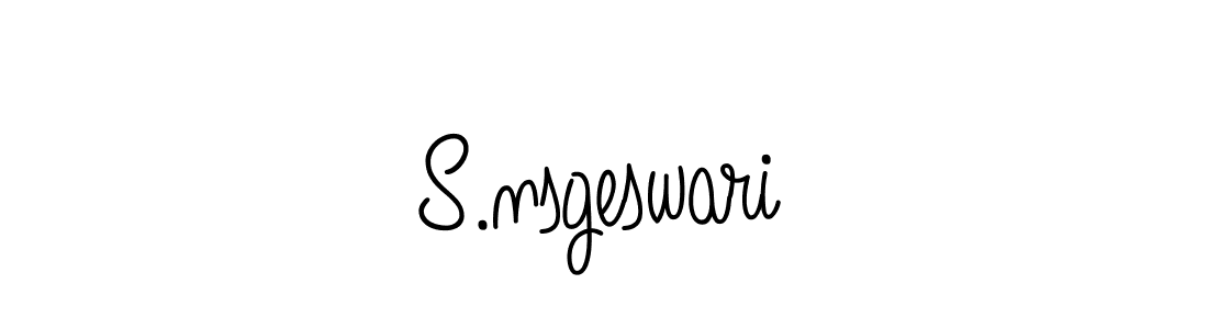 Once you've used our free online signature maker to create your best signature Angelique-Rose-font-FFP style, it's time to enjoy all of the benefits that S.nsgeswari name signing documents. S.nsgeswari signature style 5 images and pictures png