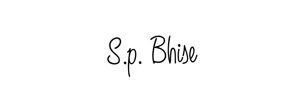 Make a beautiful signature design for name S.p. Bhise. Use this online signature maker to create a handwritten signature for free. S.p. Bhise signature style 5 images and pictures png