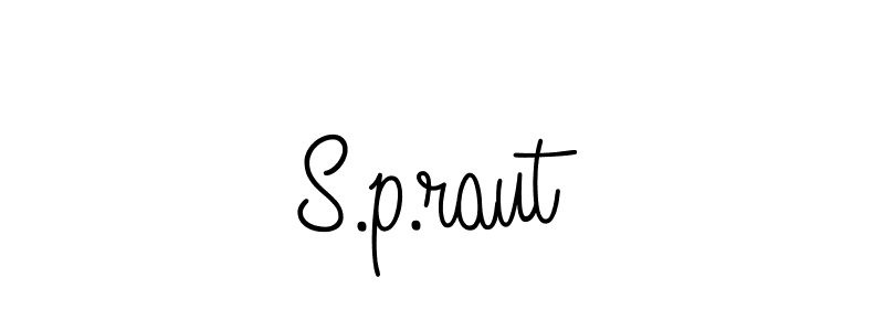 Create a beautiful signature design for name S.p.raut. With this signature (Angelique-Rose-font-FFP) fonts, you can make a handwritten signature for free. S.p.raut signature style 5 images and pictures png