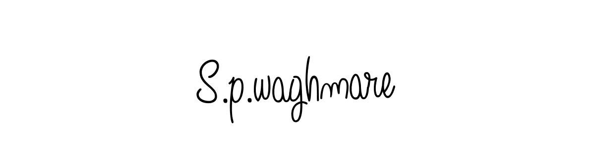 Check out images of Autograph of S.p.waghmare name. Actor S.p.waghmare Signature Style. Angelique-Rose-font-FFP is a professional sign style online. S.p.waghmare signature style 5 images and pictures png