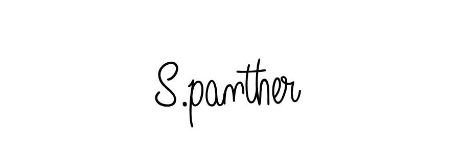 Create a beautiful signature design for name S.panther. With this signature (Angelique-Rose-font-FFP) fonts, you can make a handwritten signature for free. S.panther signature style 5 images and pictures png