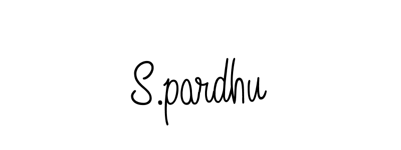 How to make S.pardhu signature? Angelique-Rose-font-FFP is a professional autograph style. Create handwritten signature for S.pardhu name. S.pardhu signature style 5 images and pictures png