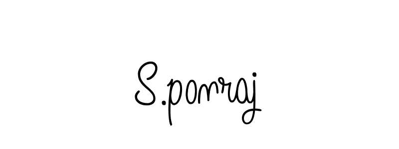 You can use this online signature creator to create a handwritten signature for the name S.ponraj. This is the best online autograph maker. S.ponraj signature style 5 images and pictures png