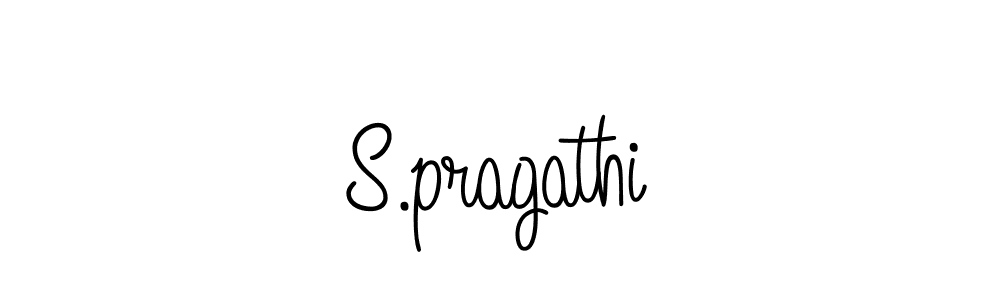 Use a signature maker to create a handwritten signature online. With this signature software, you can design (Angelique-Rose-font-FFP) your own signature for name S.pragathi. S.pragathi signature style 5 images and pictures png