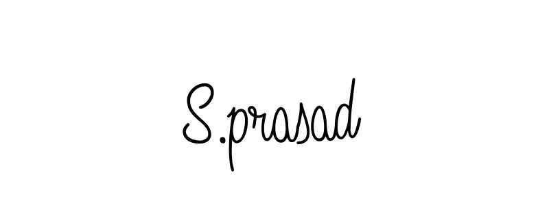 Use a signature maker to create a handwritten signature online. With this signature software, you can design (Angelique-Rose-font-FFP) your own signature for name S.prasad. S.prasad signature style 5 images and pictures png