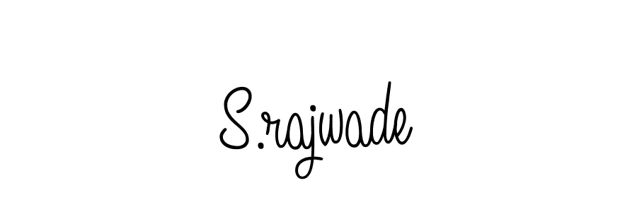 The best way (Angelique-Rose-font-FFP) to make a short signature is to pick only two or three words in your name. The name S.rajwade include a total of six letters. For converting this name. S.rajwade signature style 5 images and pictures png