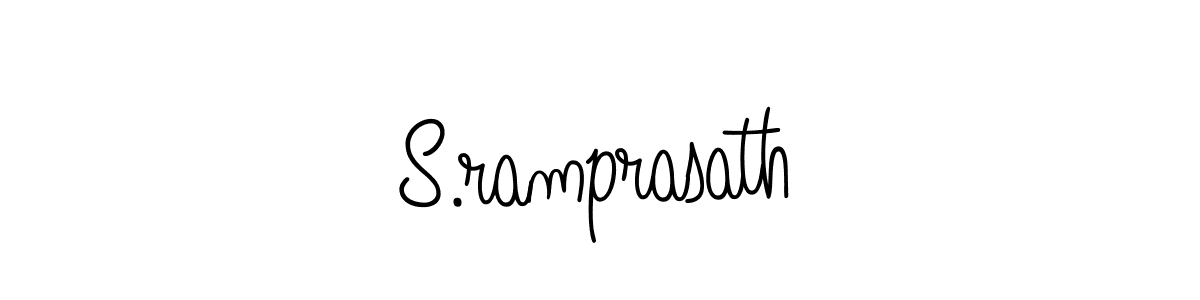Best and Professional Signature Style for S.ramprasath. Angelique-Rose-font-FFP Best Signature Style Collection. S.ramprasath signature style 5 images and pictures png