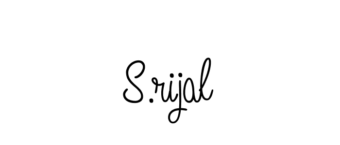 You should practise on your own different ways (Angelique-Rose-font-FFP) to write your name (S.rijal) in signature. don't let someone else do it for you. S.rijal signature style 5 images and pictures png