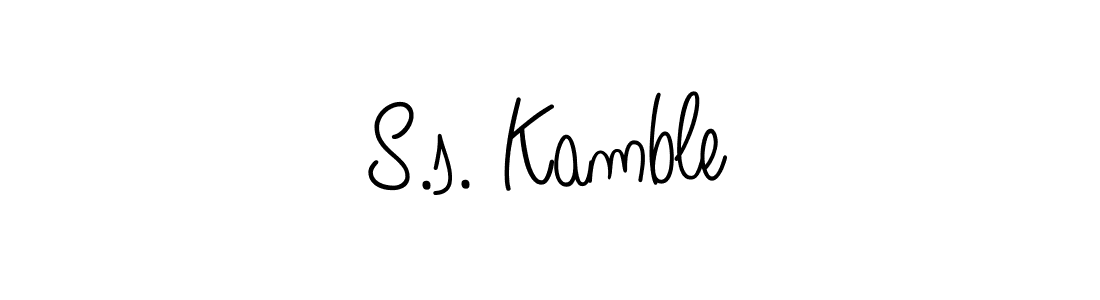 It looks lik you need a new signature style for name S.s. Kamble. Design unique handwritten (Angelique-Rose-font-FFP) signature with our free signature maker in just a few clicks. S.s. Kamble signature style 5 images and pictures png