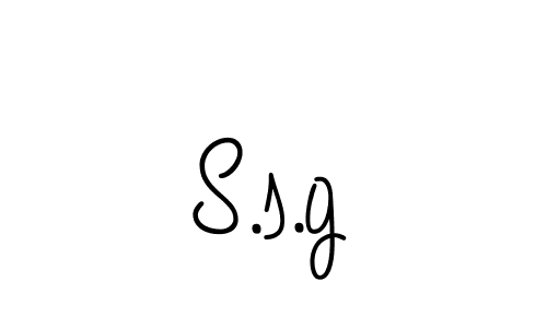 Use a signature maker to create a handwritten signature online. With this signature software, you can design (Angelique-Rose-font-FFP) your own signature for name S.s.g. S.s.g signature style 5 images and pictures png