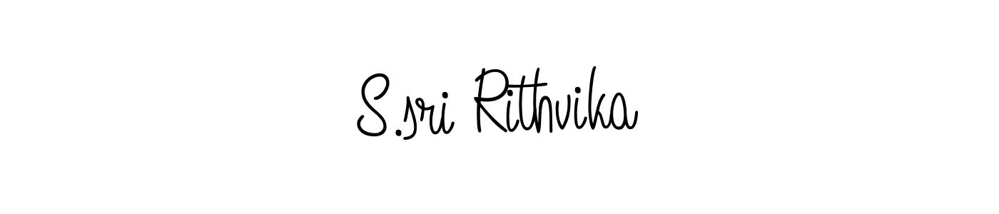 Also we have S.sri Rithvika name is the best signature style. Create professional handwritten signature collection using Angelique-Rose-font-FFP autograph style. S.sri Rithvika signature style 5 images and pictures png