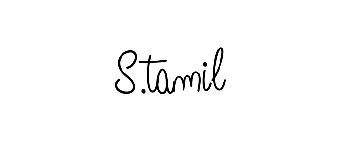 Once you've used our free online signature maker to create your best signature Angelique-Rose-font-FFP style, it's time to enjoy all of the benefits that S.tamil name signing documents. S.tamil signature style 5 images and pictures png