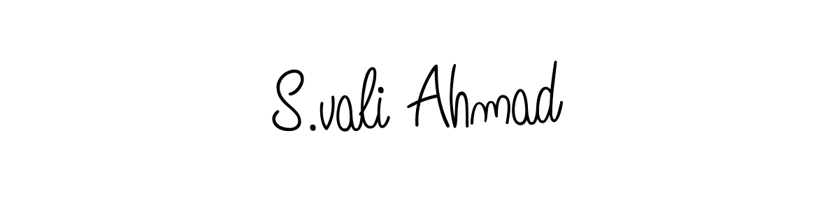 This is the best signature style for the S.vali Ahmad name. Also you like these signature font (Angelique-Rose-font-FFP). Mix name signature. S.vali Ahmad signature style 5 images and pictures png