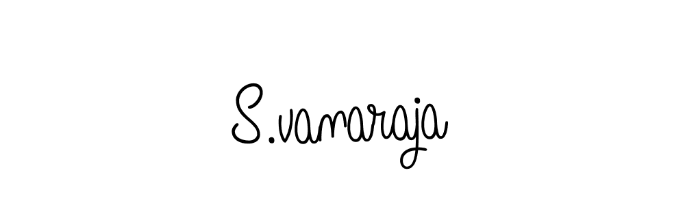 How to Draw S.vanaraja signature style? Angelique-Rose-font-FFP is a latest design signature styles for name S.vanaraja. S.vanaraja signature style 5 images and pictures png