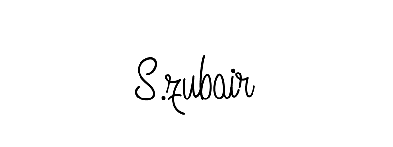 You should practise on your own different ways (Angelique-Rose-font-FFP) to write your name (S.zubair) in signature. don't let someone else do it for you. S.zubair signature style 5 images and pictures png