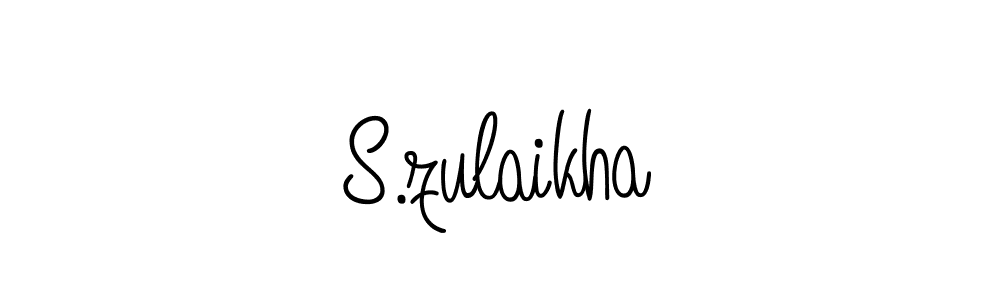 Best and Professional Signature Style for S.zulaikha. Angelique-Rose-font-FFP Best Signature Style Collection. S.zulaikha signature style 5 images and pictures png