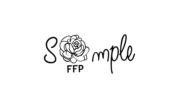 Create a beautiful signature design for name S1mple. With this signature (Angelique-Rose-font-FFP) fonts, you can make a handwritten signature for free. S1mple signature style 5 images and pictures png