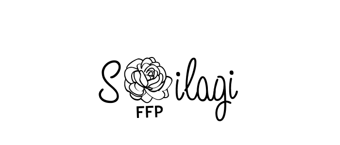 The best way (Angelique-Rose-font-FFP) to make a short signature is to pick only two or three words in your name. The name S2ilagi include a total of six letters. For converting this name. S2ilagi signature style 5 images and pictures png