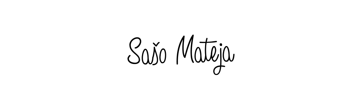 Create a beautiful signature design for name Sašo Mateja. With this signature (Angelique-Rose-font-FFP) fonts, you can make a handwritten signature for free. Sašo Mateja signature style 5 images and pictures png