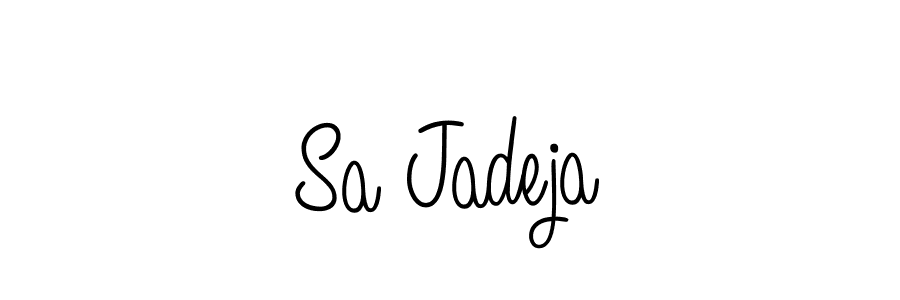 Once you've used our free online signature maker to create your best signature Angelique-Rose-font-FFP style, it's time to enjoy all of the benefits that Sa Jadeja name signing documents. Sa Jadeja signature style 5 images and pictures png