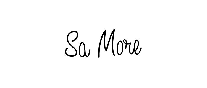 Make a beautiful signature design for name Sa More. Use this online signature maker to create a handwritten signature for free. Sa More signature style 5 images and pictures png
