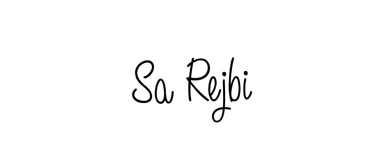 Make a beautiful signature design for name Sa Rejbi. With this signature (Angelique-Rose-font-FFP) style, you can create a handwritten signature for free. Sa Rejbi signature style 5 images and pictures png