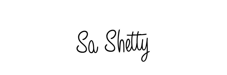 Create a beautiful signature design for name Sa Shetty. With this signature (Angelique-Rose-font-FFP) fonts, you can make a handwritten signature for free. Sa Shetty signature style 5 images and pictures png
