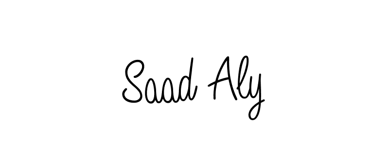 Also You can easily find your signature by using the search form. We will create Saad Aly name handwritten signature images for you free of cost using Angelique-Rose-font-FFP sign style. Saad Aly signature style 5 images and pictures png