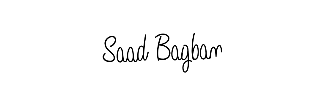 if you are searching for the best signature style for your name Saad Bagban. so please give up your signature search. here we have designed multiple signature styles  using Angelique-Rose-font-FFP. Saad Bagban signature style 5 images and pictures png