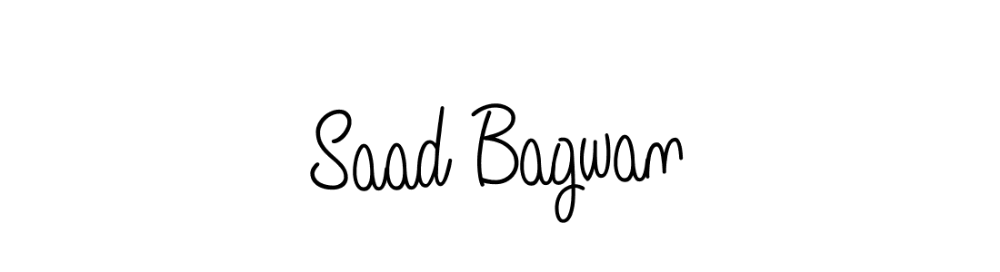 Angelique-Rose-font-FFP is a professional signature style that is perfect for those who want to add a touch of class to their signature. It is also a great choice for those who want to make their signature more unique. Get Saad Bagwan name to fancy signature for free. Saad Bagwan signature style 5 images and pictures png