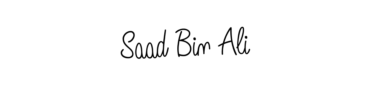 Once you've used our free online signature maker to create your best signature Angelique-Rose-font-FFP style, it's time to enjoy all of the benefits that Saad Bin Ali name signing documents. Saad Bin Ali signature style 5 images and pictures png