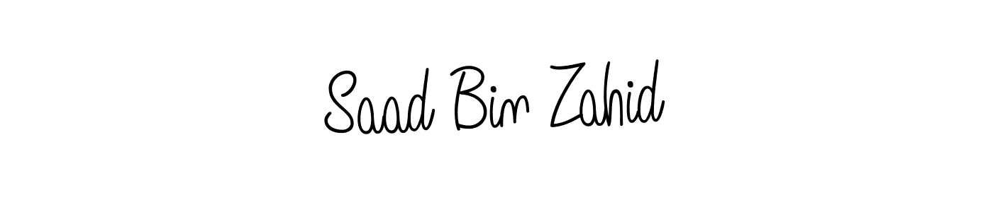 It looks lik you need a new signature style for name Saad Bin Zahid. Design unique handwritten (Angelique-Rose-font-FFP) signature with our free signature maker in just a few clicks. Saad Bin Zahid signature style 5 images and pictures png