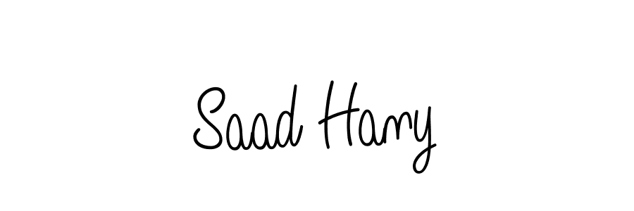 Create a beautiful signature design for name Saad Hany. With this signature (Angelique-Rose-font-FFP) fonts, you can make a handwritten signature for free. Saad Hany signature style 5 images and pictures png