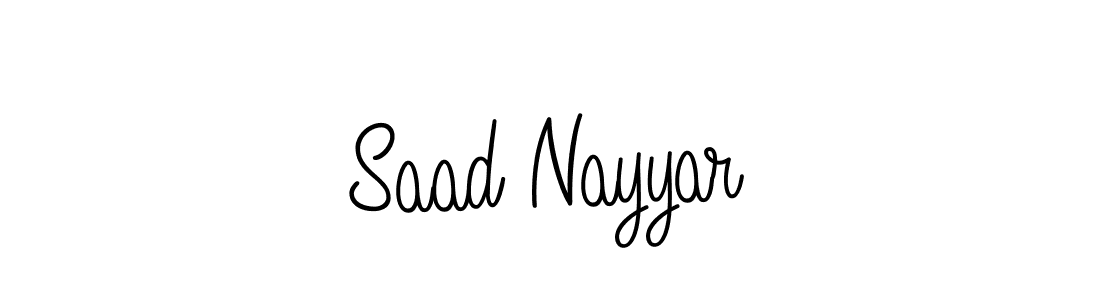 This is the best signature style for the Saad Nayyar name. Also you like these signature font (Angelique-Rose-font-FFP). Mix name signature. Saad Nayyar signature style 5 images and pictures png