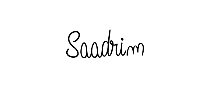 Here are the top 10 professional signature styles for the name Saadrim. These are the best autograph styles you can use for your name. Saadrim signature style 5 images and pictures png